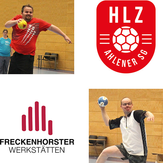 Der Ahlener SG und die Freckenhorster Werkstätten bieten gemeinsam inklusives Handballtraining