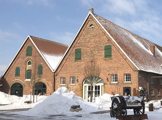 Hof Lohmann Café & Restaurant im Schnee