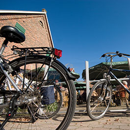 Ideal gelegen für Radfahrer und Wanderer
