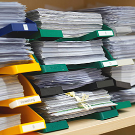 Digitale Archivierung verhindert volle Archivschränke