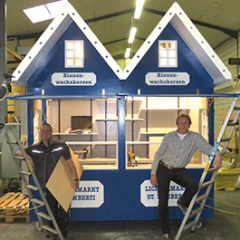 professioneller Holzkonstruktionsbau - Verkaufshütten, Verkaufsstände, Carports etc.