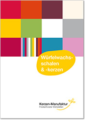 Produktübersicht Würfelwachsschalen & -Kerzen