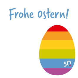 Frohe Ostern mit 50 Jahre FreWe